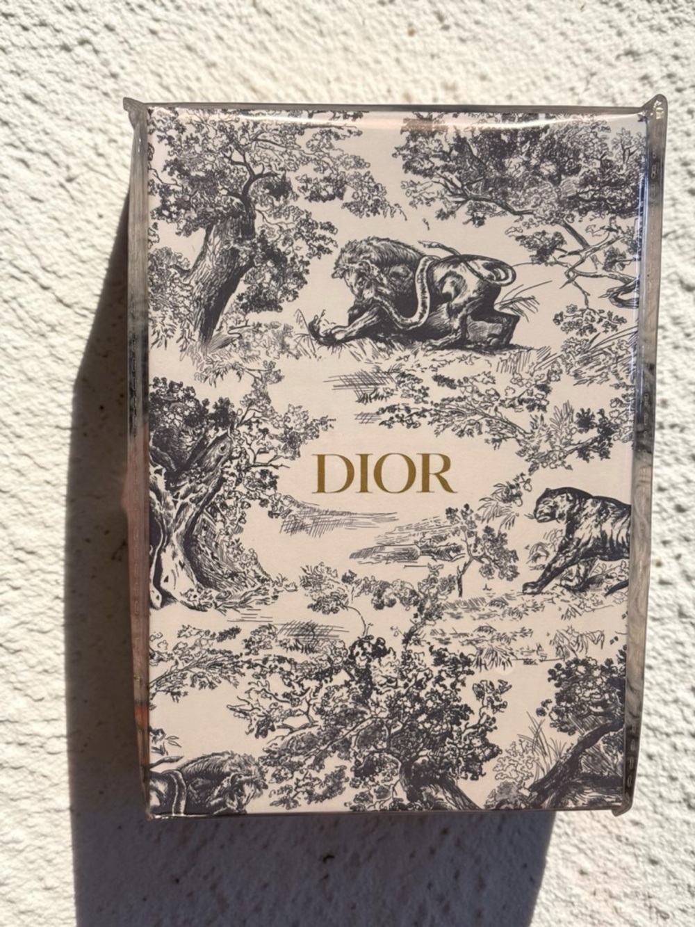 Dior Toile de Jouy Gold-Rimmed Notebook NEW